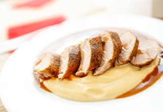 Pork Tenderloin in Plum Sauce