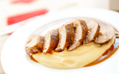 Pork Tenderloin in Plum Sauce