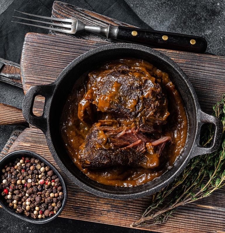 Dalmatian Pašticada (Croatian Braised Beef Stew)