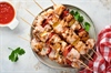 Skewer Symphony: Turkey and Veggie Grill Medley