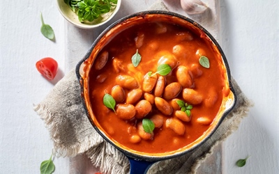 Baked Beans with Sausage