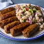 Smoky Homemade Ćevapi with Tangy Bean Salad