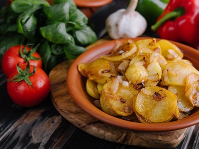 Grandma’s Skillet Potatoes with Sweet Caramelized Onions