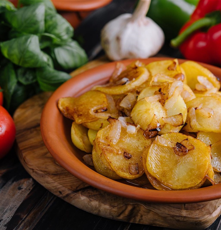 Grandma’s Skillet Potatoes with Sweet Caramelized Onions