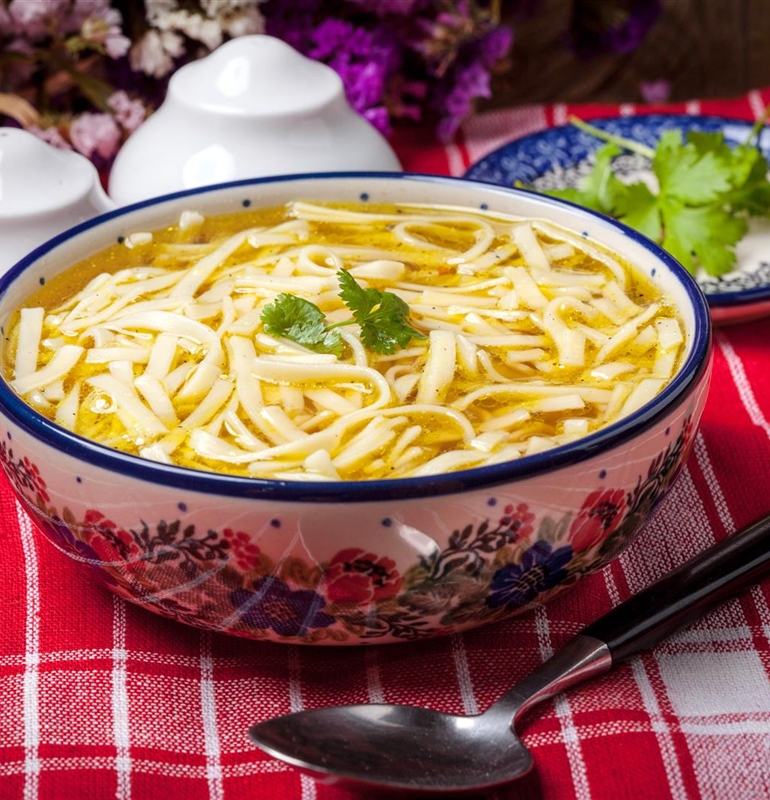 Grandma’s Comforting Chicken Soup with Homemade Noodles