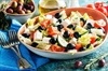 Authentic Greek Salad with Feta and Olives