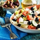 Authentic Greek Salad with Feta and Olives