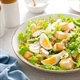 Protein-Packed Caesar Salad with Chicken and Eggs