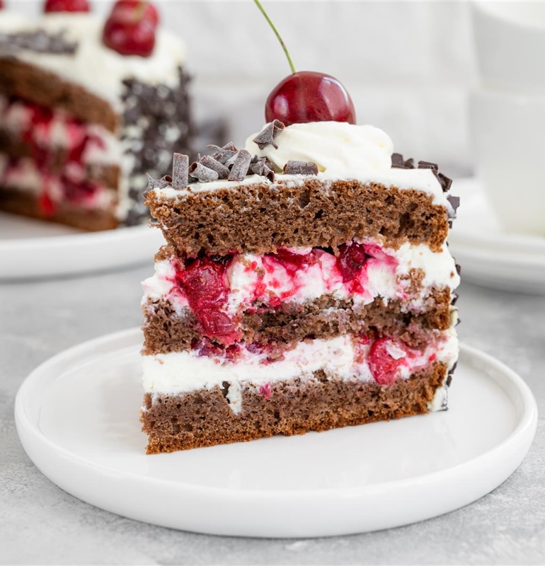 Classic Black Forest Cake (Schwarzwälder Kirschtorte)