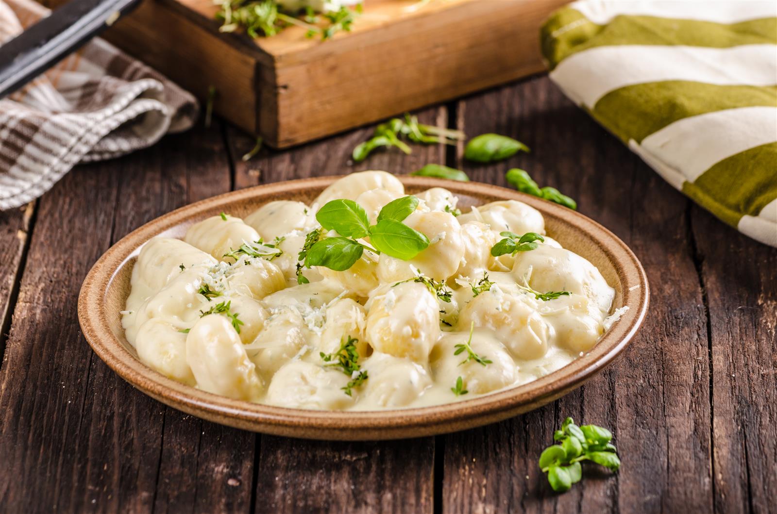 Homemade Gnocchi in Gorgonzola Sauce Recipe | Tasty Empire